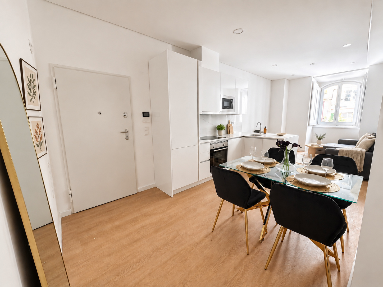 Kitchen and dining area