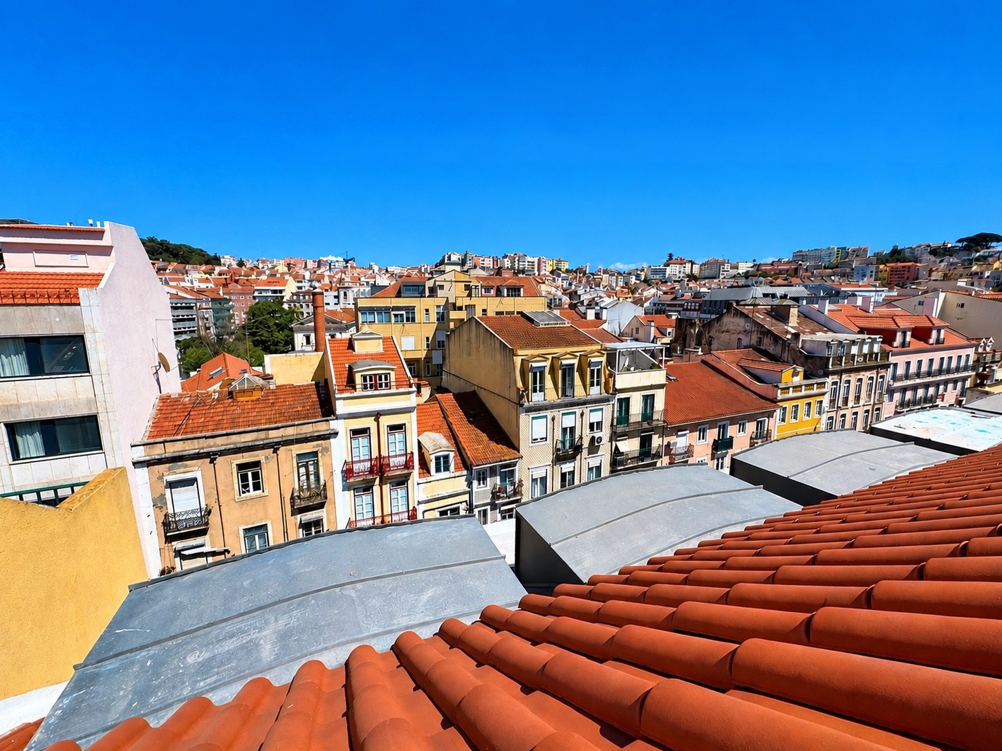 View across the rooftops