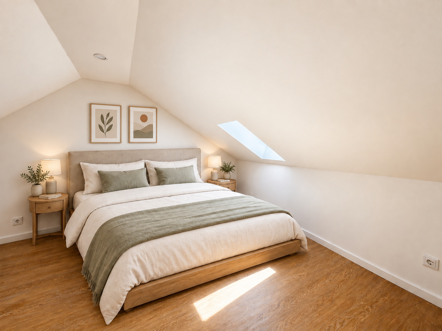 Upper sleeping area