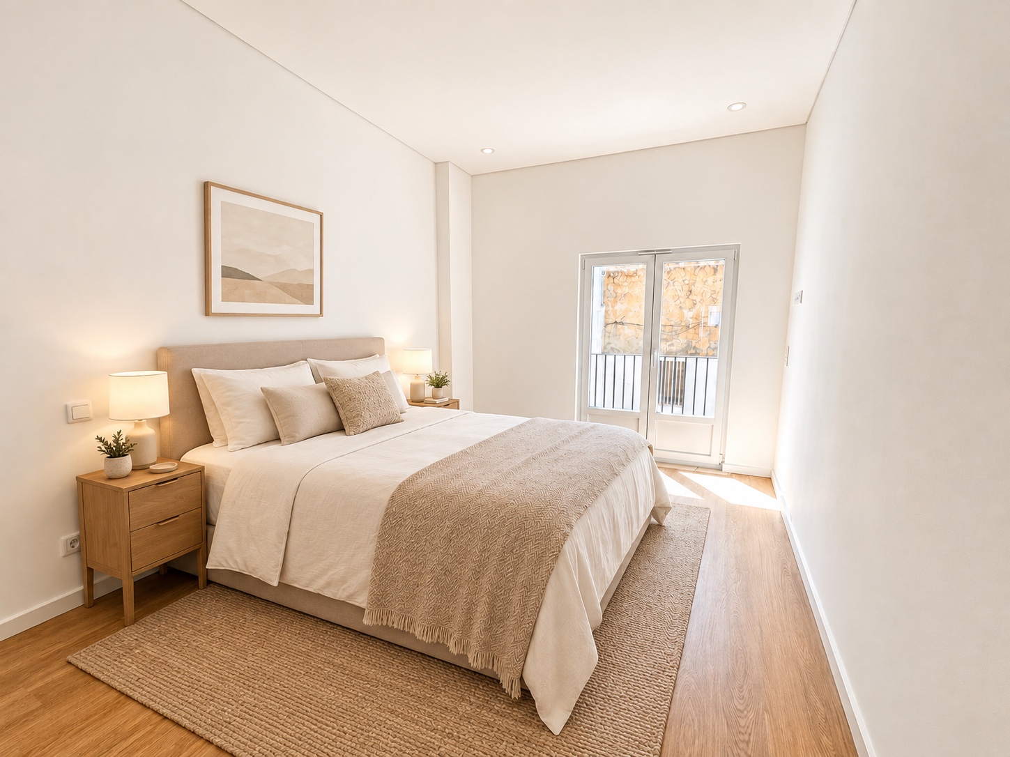 Representative first-floor rear bedroom; same layout