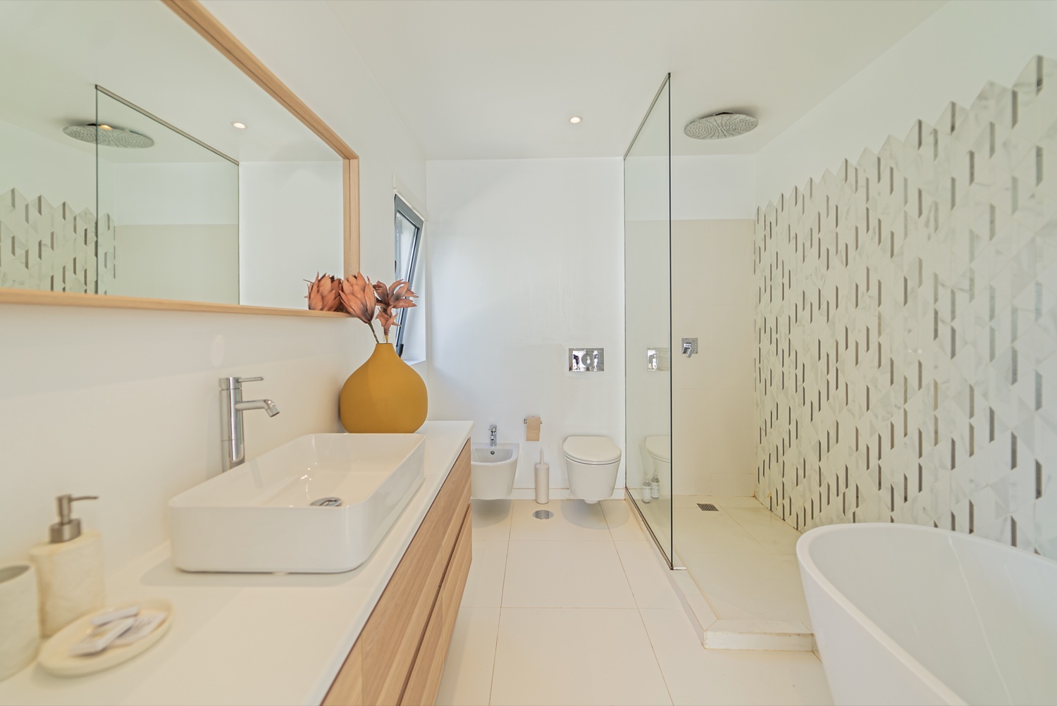 Bathroom with walk-in shower