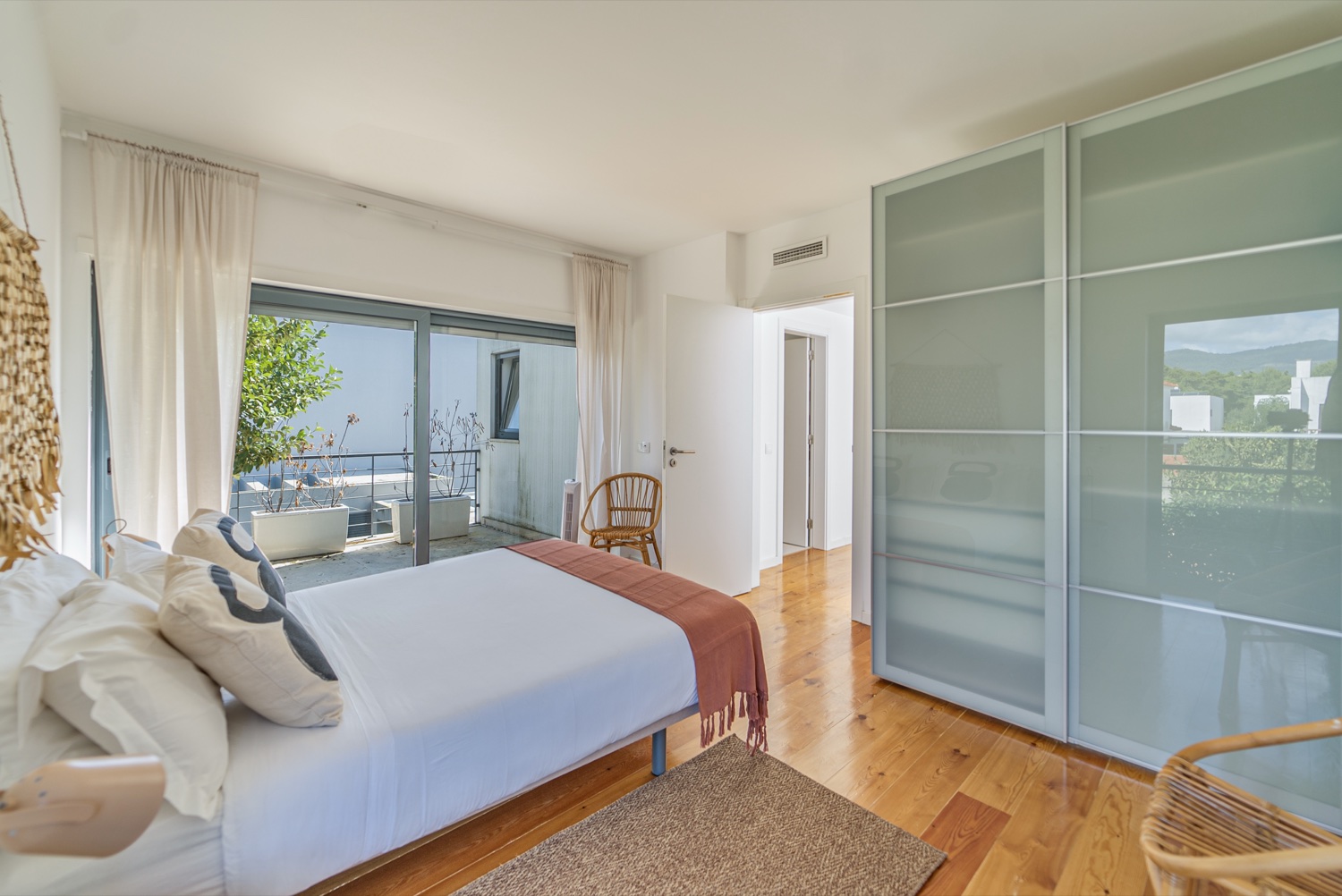 Bedroom with natural light