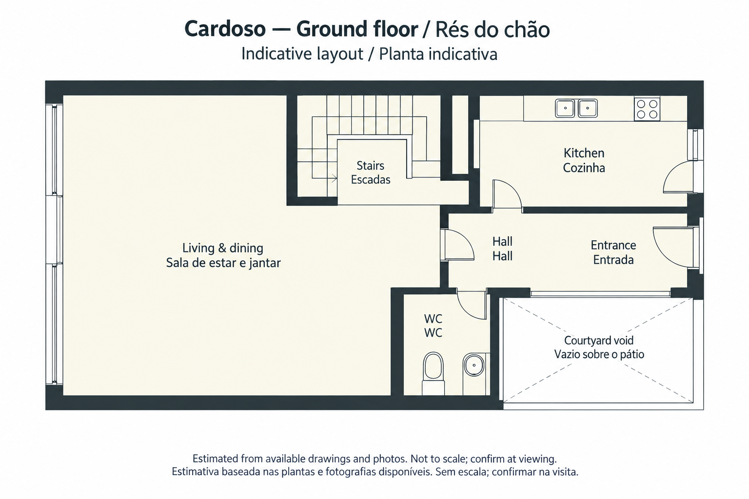 Ground floor — indicative layout, not to scale